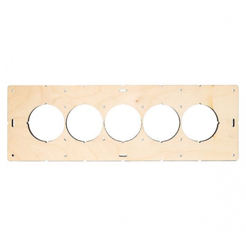 Шаблон для подрозетников c 5 отв. d68мм Expert EKF sh-d68-5 sh-d68-5