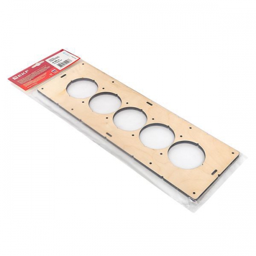 Шаблон для подрозетников c 5 отв. d68мм Expert EKF sh-d68-5 sh-d68-5