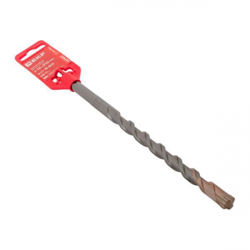 Бур по бетону SDS-plus 12х210мм 4 резца 4S спираль Expert EKF db-12-210-4x4 db-12-210-4x4
