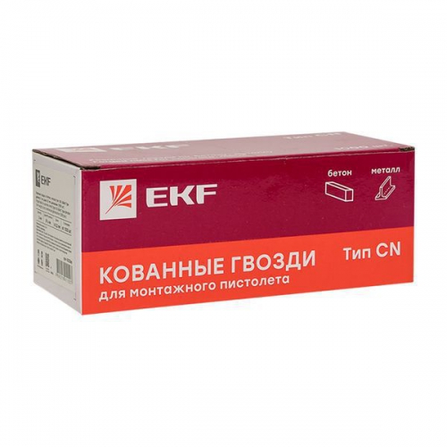 Гвозди кованные для монтажного пистолета по бетону металлу (тип CN) Bullet Type d3мм дл.17мм цинкование (уп.1000шт) Expert EKF cpn-3017bp cpn-3017bp