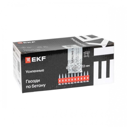 Гвозди кованные для монтажного пистолета по бетону металлу (тип CN) Bullet Type d3мм дл.22мм цинкование (уп.1000шт) Expert EKF cpn-3022bp cpn-3022bp