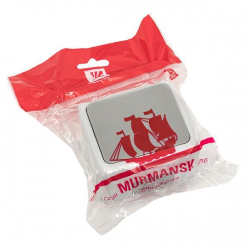 Переключатель проходной 1-кл. ОП Мурманск 10А IP54 сер. EKF EFV10-025-30-54 EFV10-025-30-54