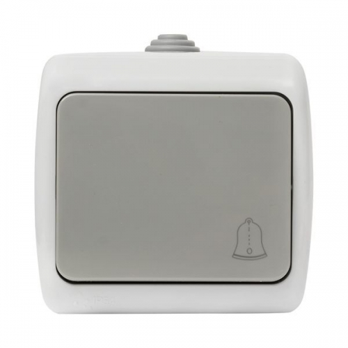 Кнопка звонка 1-кл. ОП Мурманск 10А IP54 сер. EKF EFZ10-026-30-54 EFZ10-026-30-54