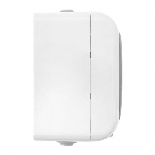 Розетка 1-м ОП Мурманск 16А IP54 с заземл. защ. шторки с крышкой сер. EKF EFR16-029-30-54 EFR16-029-30-54