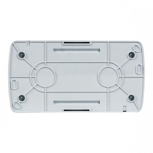 Розетка 2-м ОП Владивосток 16А IP54 с заземл. с прозр. крышкой бел. EKF EQR16-129-30-54-T EQR16-129-30-54-T