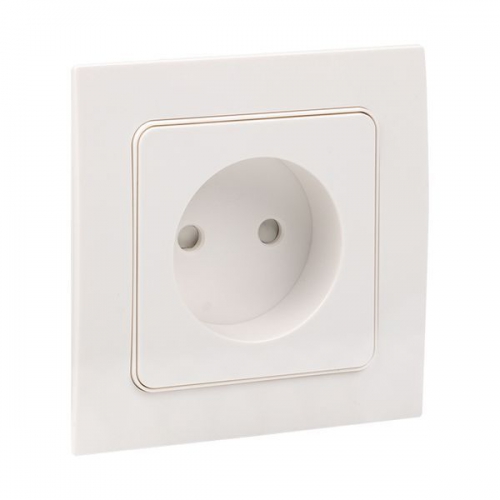Розетка 1-м СП Стокгольм 10А IP20 без заземл. защ. шторки механизм бел. PROxima EKF EYR10-022-10 EYR10-022-10