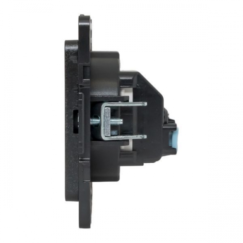 Розетка 1-м СП Стокгольм 10А IP20 без заземл. защ. шторки механизм черн. PROxima EKF EZR10-022-10 EZR10-022-10