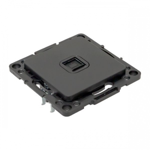 Розетка компьютерная 1-м Стокгольм RJ45 механизм черн. PROxima EKF EZK01-035-10 EZK01-035-10