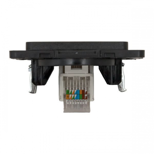 Розетка компьютерная 1-м Стокгольм RJ45 механизм черн. PROxima EKF EZK01-035-10 EZK01-035-10