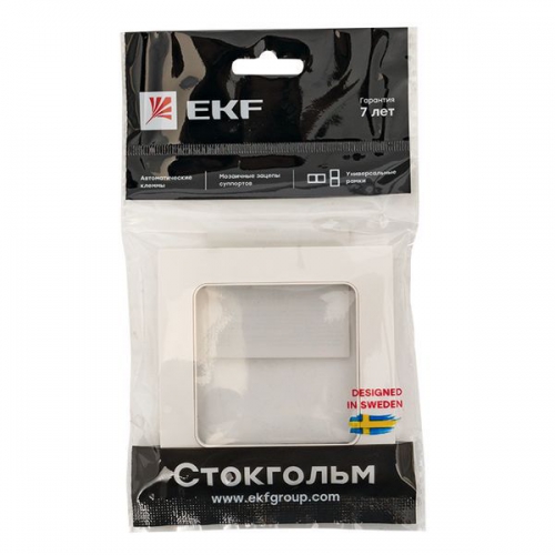 Рамка 1-м Стокгольм бел. PROxima EKF EXM-G-302-10 EXM-G-302-10