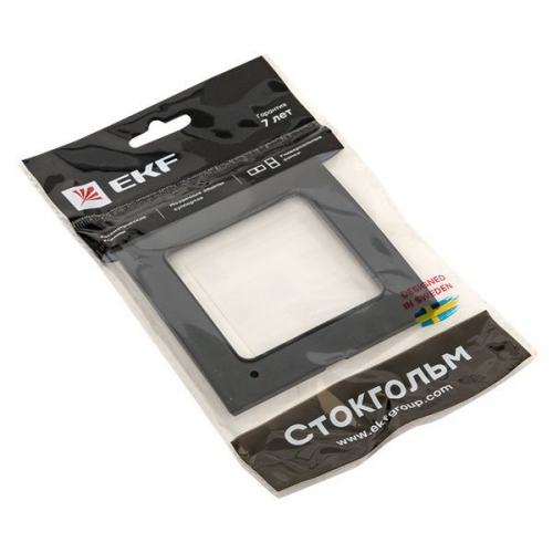 Рамка 1-м Стокгольм черн. PROxima EKF EXM-G-302-30 EXM-G-302-30