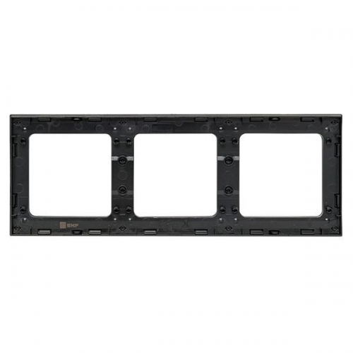 Рамка 3-м Стокгольм черн. PROxima EKF EAM-G-302-30 EAM-G-302-30