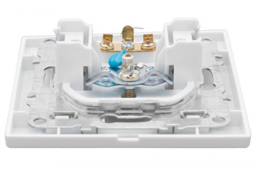 Розетка телевизионная TV 1-м СП Минск 5-862МГц 75Ом бел. Basic EKF ERA00-027-10 ERA00-027-10