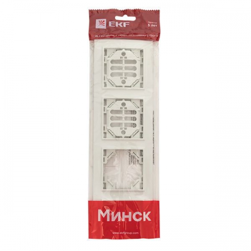 Рамка 4-м Минск горизонтальная бел. Basic EKF ERM-G-304-10 ERM-G-304-10