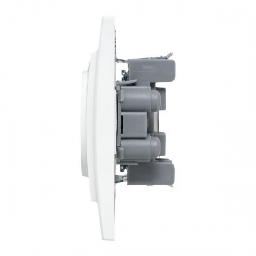 Розетка 2-м СП Минск 10А IP20 без заземл. защ. шторки бел. Basic EKF ERR10-102-100 ERR10-102-100