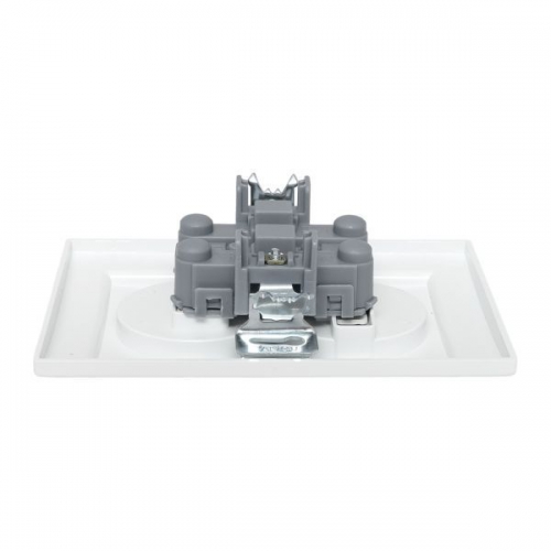 Розетка 2-м СП Минск 10А IP20 без заземл. защ. шторки бел. Basic EKF ERR10-102-100 ERR10-102-100