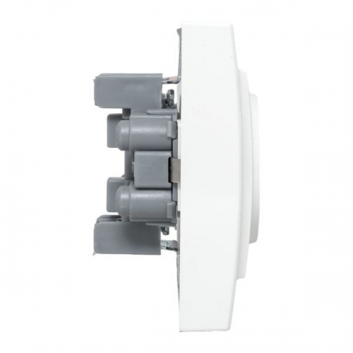 Розетка 2-м СП Минск 16А IP20 с заземл. защ. шторки бел. Basic EKF ERR16-128-100 ERR16-128-100