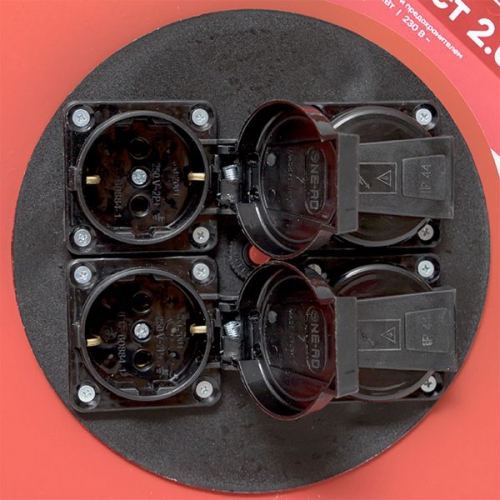 Удлинитель на катушке 4х30м с заземл. 16А IP44 Гефест 2.0 КГ 3х2.5 3.5кВт предохр. PROxima EKF UKG02-16-R325-4-30-IP44 UKG02-16-R325-4-30-IP44