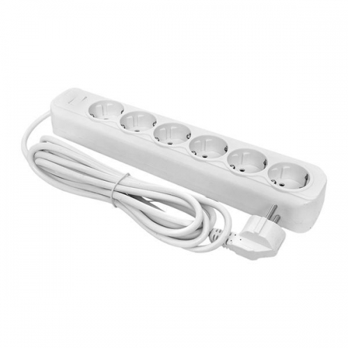 Удлинитель с сетевым фильтром 6х3м с заземл. 16А IP20 Блокбастер XL 3.2кВт ПВС 3х1 с выкл. PROxima EKF UFA16-310-6-03 UFA16-310-6-03