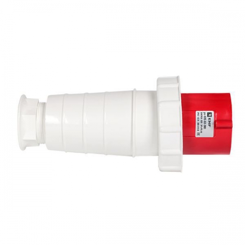 Вилка эл. каб. 63А 3P+РЕ+N 380В IP67 (035) EKF ps-035-63-380 ps-035-63-380