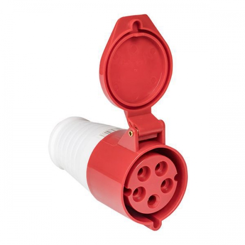 Розетка кабельная 16А 380В 3P+E+N IP44 EKF (215) ps-215-16-380 ps-215-16-380