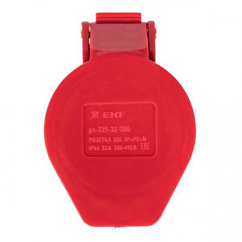 Розетка кабельная 32А 380В 3P+E+N IP44 EKF (225) ps-225-32-380 ps-225-32-380