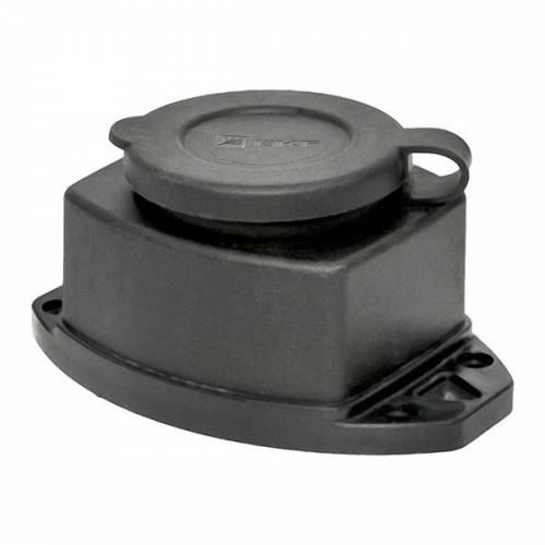 Розетка настенная 16А IP44 230В 2P+PE с защ. крышкой каучук Basic EKF RPS-014-16-230-44 RPS-014-16-230-44
