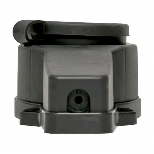 Розетка 2-м 16А IP44 2P+PE 230В с защ. крышками каучук Basic EKF RPS-018-16-230-44 RPS-018-16-230-44