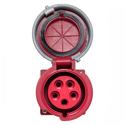 Розетка стационарная наружная 1252 3Р+РЕ+N 32А 380В IP67 PROxima EKF ps-1252-32-380 ps-1252-32-380