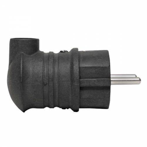 Вилка угловая 16А 2P+PE 230В IP44 каучук PROxima EKF RPS-017-16-230-44-r RPS-017-16-230-44-r