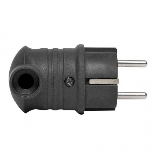 Вилка угловая 16А 2P+PE 230В IP44 каучук PROxima EKF RPS-017-16-230-44-r RPS-017-16-230-44-r