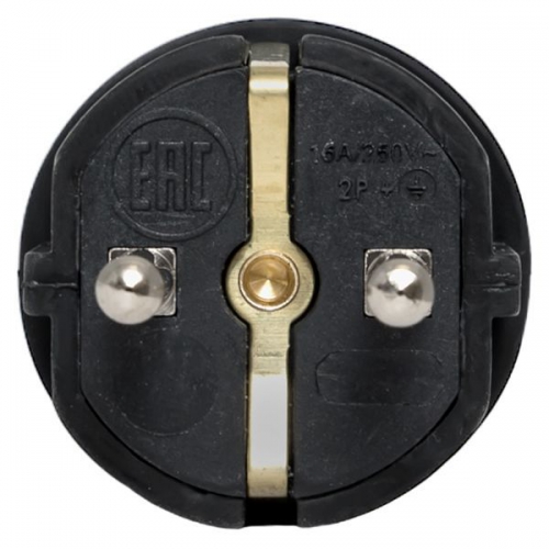Вилка прямая 16А 2P+PE 230В IP44 каучук PROxima EKF RPS-011-16-230-44-r RPS-011-16-230-44-r