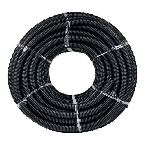 Труба гофрированная ПНД гибкая тяжелая d20мм с протяжкой черн. (уп.100м) PROxima EKF tpnd-20-t tpnd-20-t