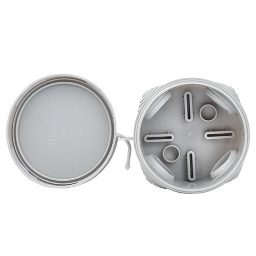 Коробка распаячная КМР-040-039 наружная с крышкой 85х40 АБС 4 мембранных ввода IP54 EKF plc-kmr-040-039 plc-kmr-040-039