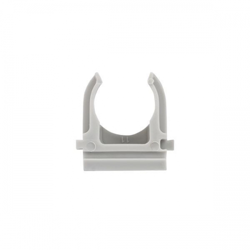 Держатель для труб (клипса) d16мм сер. (уп.100шт) Plast EKF derj-z-16n derj-z-16n