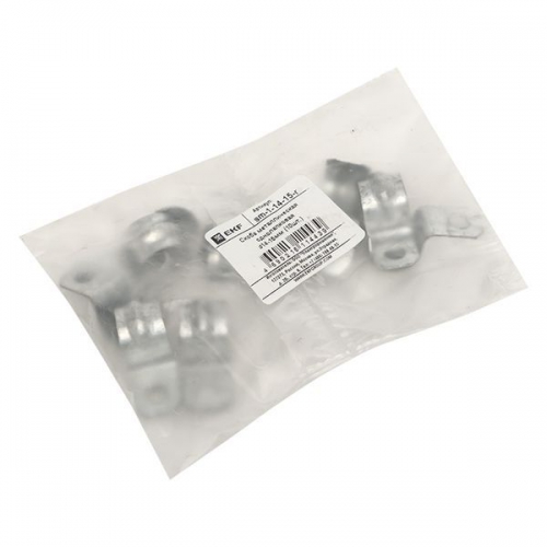 Скоба крепежная однолапковая d14-15мм метал. (уп.10шт) PROxima EKF sm-1-14-15-r sm-1-14-15-r