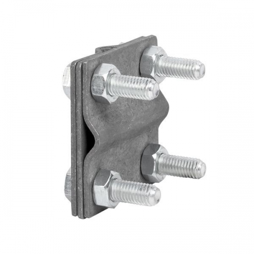 Зажим крестовидный прут-прут (3 пластины 57х57мм) HZ PROxima EKF lp-55758 lp-55758