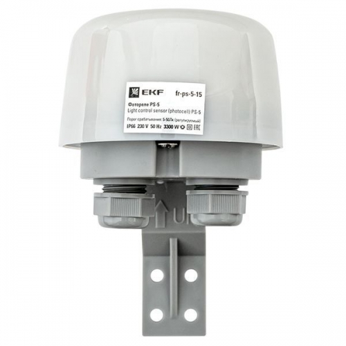 Фотореле PS-5 15А 3300Вт IP66 PROxima EKF fr-ps-5-15 fr-ps-5-15