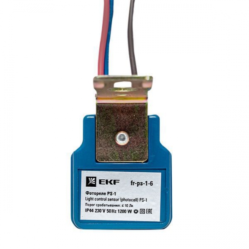 Фотореле PS-1 6А 1200Вт IP44 EKF fr-ps-1-6 fr-ps-1-6