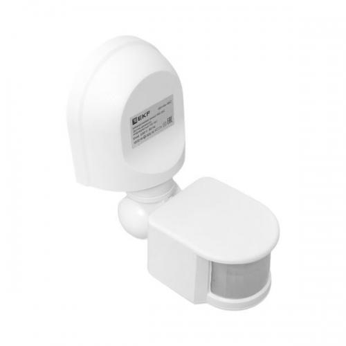 Датчик движения (ИК) MS-16C (ДД) настен. 1200Вт 180град. до 12м (рег.) IP44 EKF dd-ms-16C dd-ms-16C