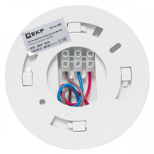Датчик движения (ИК) MS-20B (ДД) потолоч. 1200Вт 360град. до 6м IP33 EKF dd-ms-20B dd-ms-20B