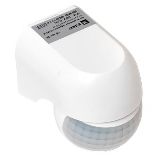 Датчик движения (ИК) MS-38 настен. 800Вт 180гр. до 12м IP44 PROxima EKF dd-ms-38 dd-ms-38