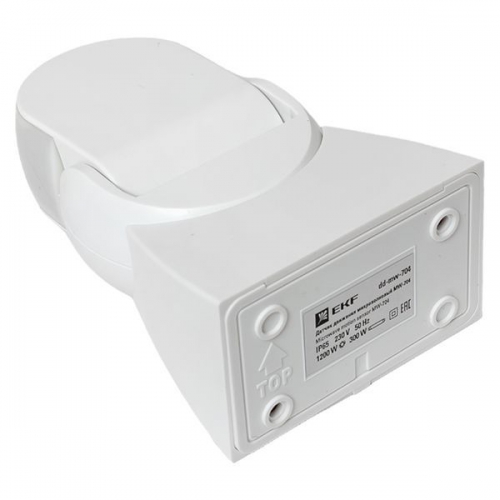 Датчик движения микроволновый MW-704 1200Вт 180гр. до 15м IP65 бел. PROxima EKF dd-mw-704 dd-mw-704