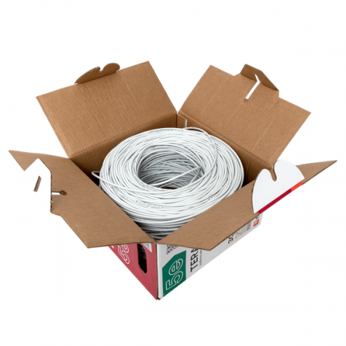 Кабель витая пара U/UTP кат.5e 4 пары solid оболочка PVC сер. TERACOM EKF TRC-5EUTP-04PVC-GY-IN3 TRC-5EUTP-04PVC-GY-IN3