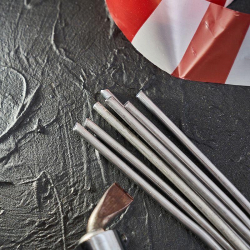 Припой пруток ПОС-40 (d8мм L400мм 220±10гр) Rexant 09-3541 09-3541