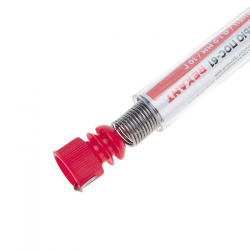 Припой с канифолью 10гр. d1.0мм Rexant 09-3101 09-3101