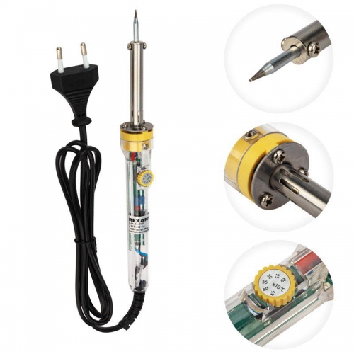 Паяльник с керам.нагревателем и регулятором 220В/30-50Вт (ZD-708) Rexant 12-0170 12-0170