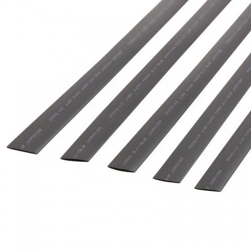 Трубка термоусадочная 15.0/7.5 1м черн. REXANT 21-5006 21-5006