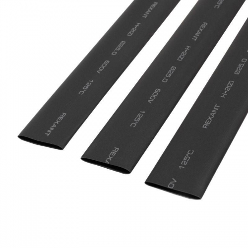 Трубка термоусадочная 25.0/12.5 1м черн. Rexant 22-5008 22-5008