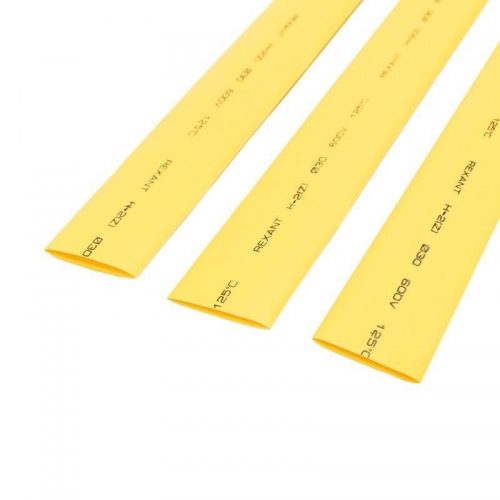 Трубка термоусадочная 30.0/15.0 1м желт. Rexant 23-0002 23-0002